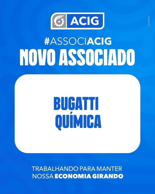 É com grande alegria que damos as boas-vindas à Bugatti Química à nossa associação
