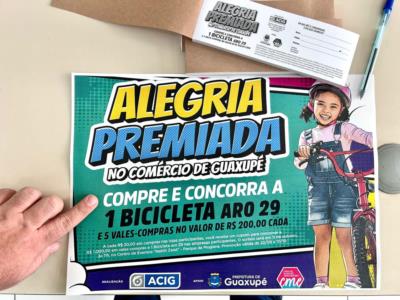 ACIG dá início à campanha “Alegria Premiada” no comércio de Guaxupé